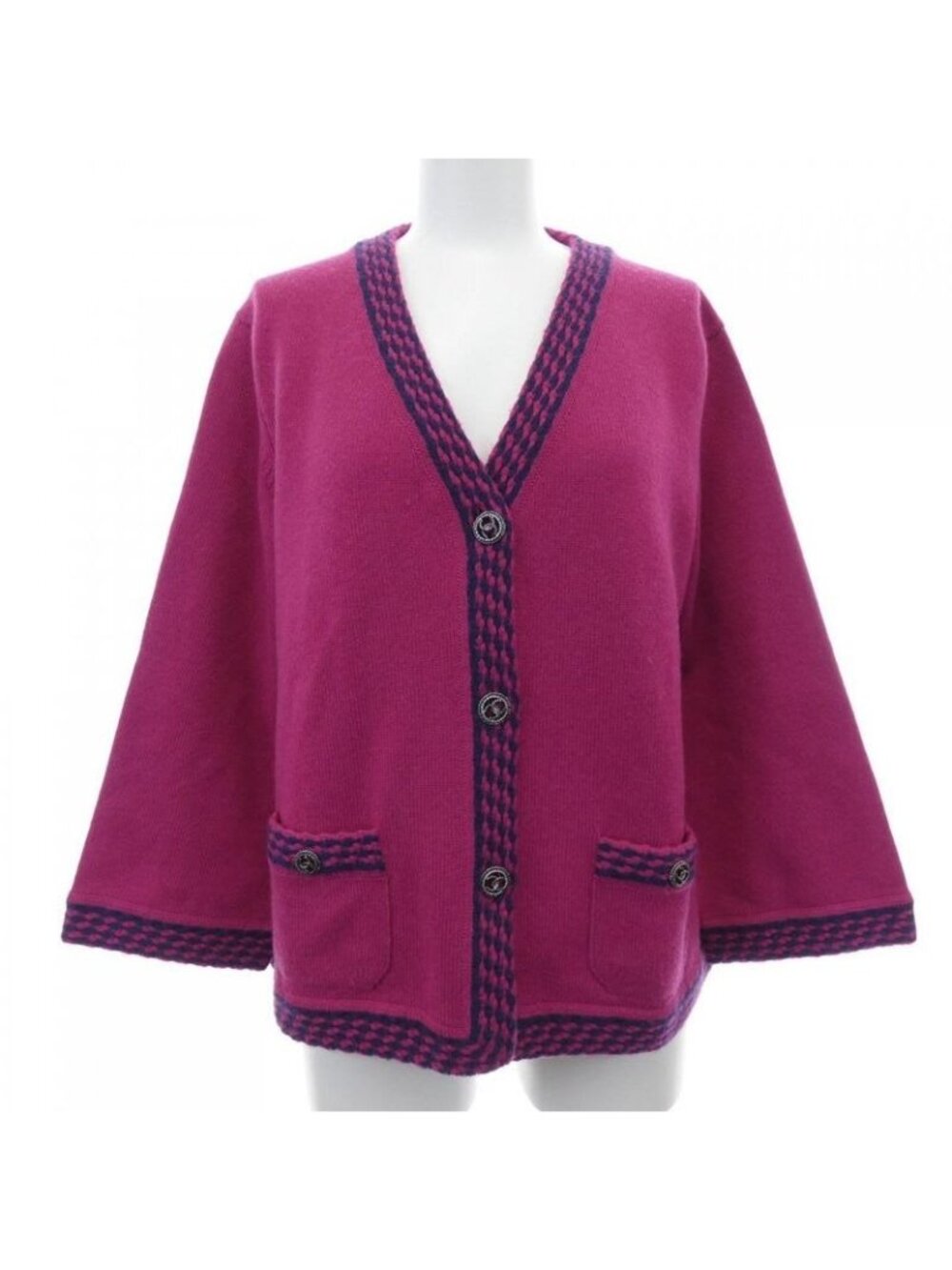 Chanel Size 42 Pink Cardigan